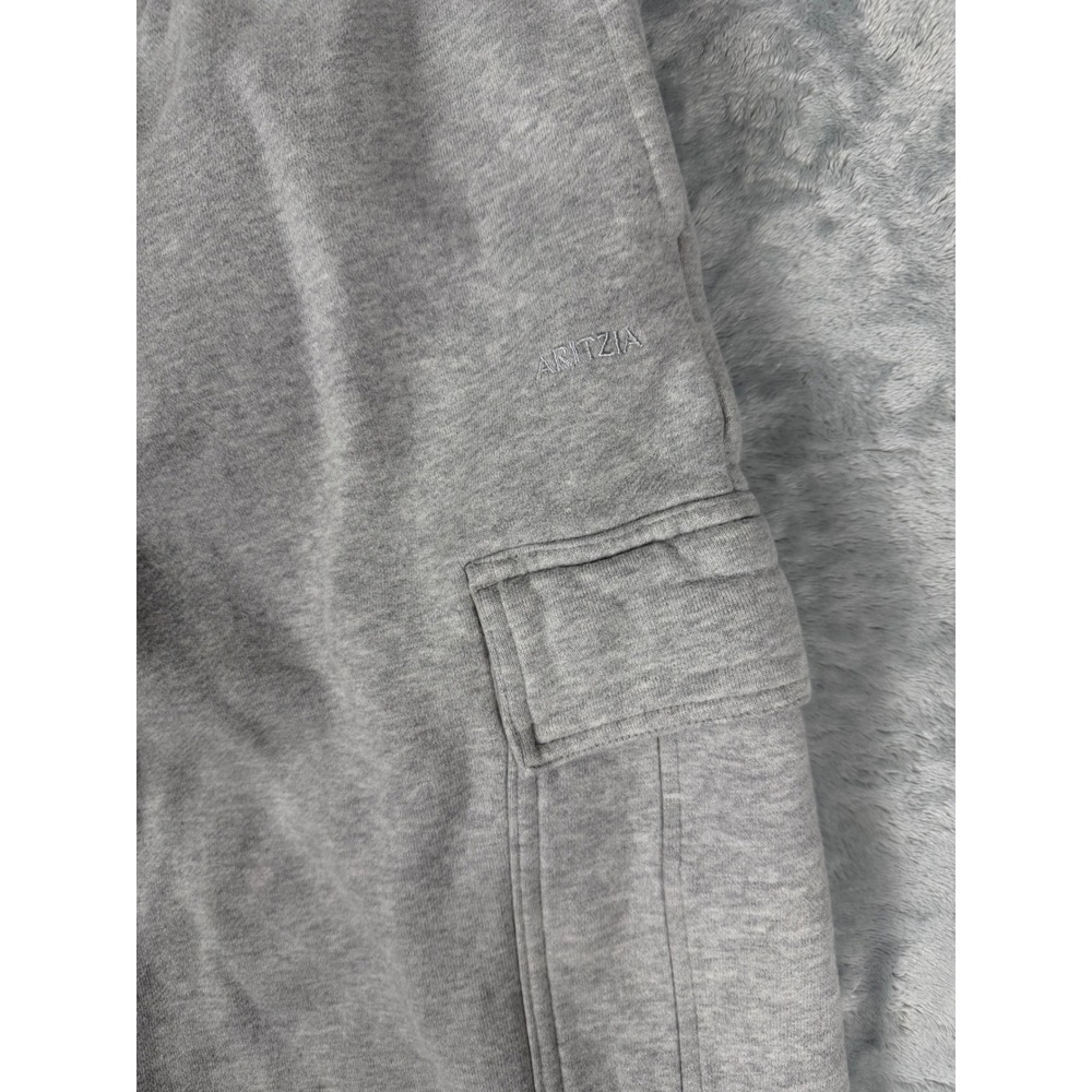 Aritzia Sweatfleece Mega Cargo Sweatpants Heather Grey Small Wide Leg Jogger - Picture 5 of 9